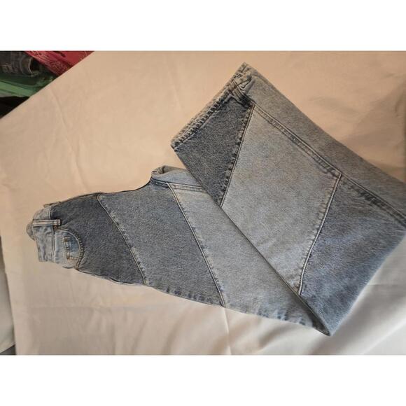 Women's Patchwork Straight Leg Jeans by Jacques - Picture 4 of 6